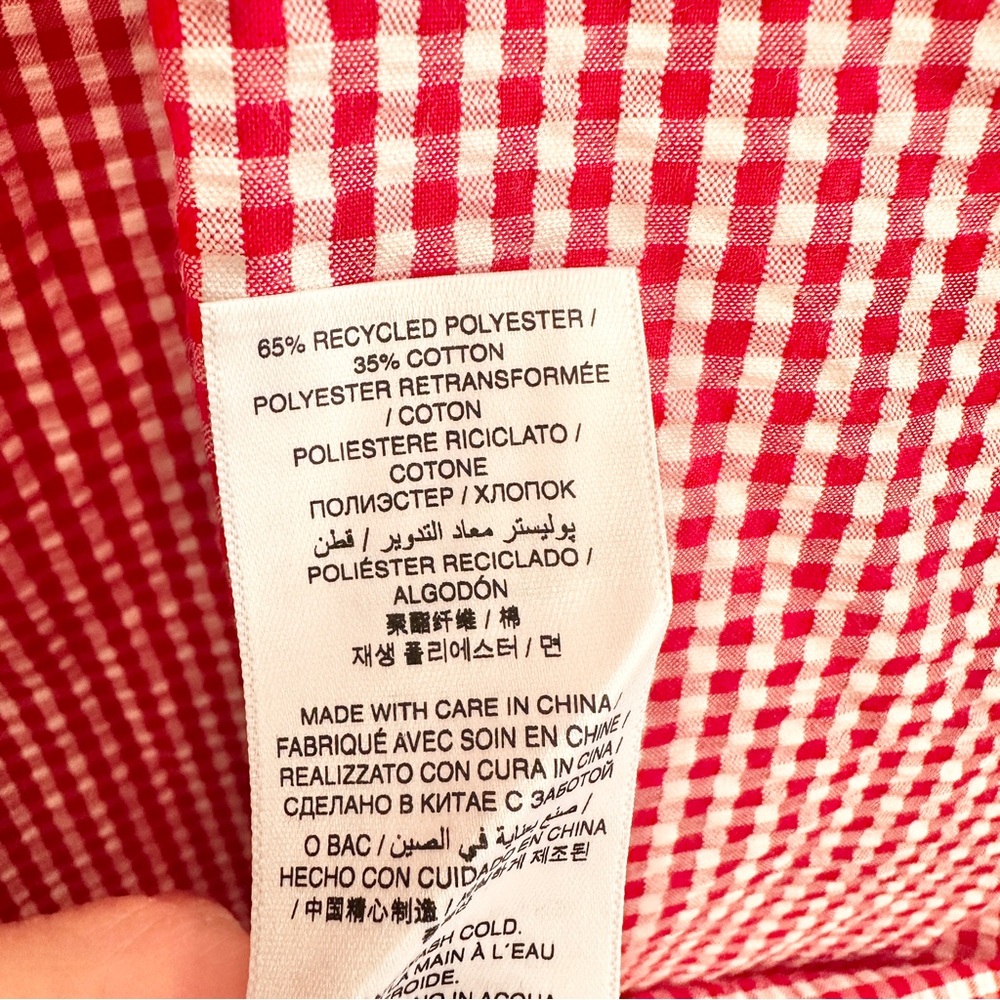 NWT Doen Belline Gingham Check Midi Dress - Picture 10 of 10